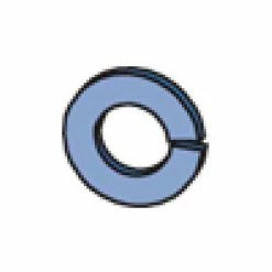 Unistrut Channel Lock Washer Hlkw025eg,1/4" - Pkg Qty 1500
