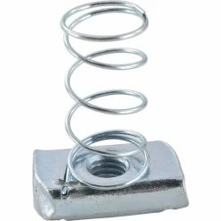 Global Industrial 1-5/8" Channel Nut P1008eg, Electro-Galvanized, 3/8-16 - Pkg Qty 25 -Wiring Devices shop online 713103 02