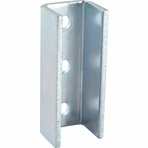 Global Industrial U Fitting, EG, 3 hole, 5 3/8", for 1-5/8" X 7/8" channel - Pkg Qty 4 4 Global Industrial U Fitting, EG, 3 hole, 5 3/8", for 1-5/8" X 7/8" channel - Pkg Qty 4 - Image 2