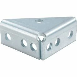 Global Industrial 1-5/8" 90° Gusseted Fitting P2484eg, 7 Hole, Electro-Galvanized - Pkg Qty 5 10 Global Industrial 1-5/8" 90° Gusseted Fitting P2484eg, 7 Hole, Electro-Galvanized - Pkg Qty 5 -Wiring Devices shop online 713121 02