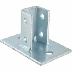 Global Industrial 1-5/8" Post Base P2942eg, Electro-Galvanized - Pkg Qty 2 -Wiring Devices shop online 713124 02