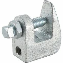 Global Industrial 3/8" Rod Size Beam Clamp, Electro-Galvanized Steel - Pkg Qty 5 -Wiring Devices shop online 713125 02