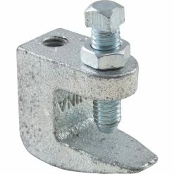 Global Industrial 3/8" Rod Size Beam Clamp, Electro-Galvanized Steel - Pkg Qty 5 -Wiring Devices shop online 713125 03