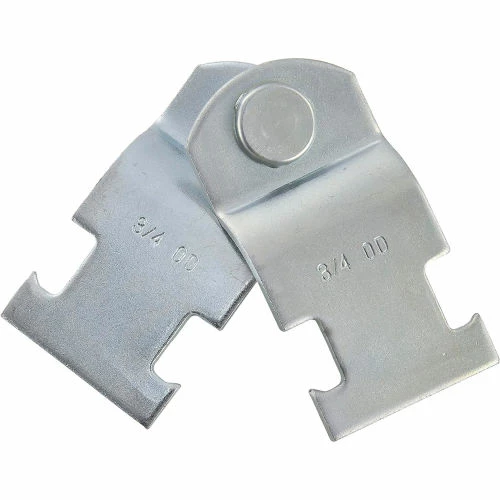 Global Industrial Tubing Strut Cushion Clamp, Electro-Galvanized Steel with Polypropylene Cushion - Pkg Qty 5 5 Global Industrial Tubing Strut Cushion Clamp, Electro-Galvanized Steel with Polypropylene Cushion - Pkg Qty 5 - Image 3