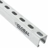 Global Industrial™ 8Ft Slotted Strut Channel 1-5/8x1-5/8 12Ga. Pre-Galvanized Zinc Plated Qty 4 - Pkg Qty 4 -Wiring Devices shop online 713138