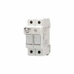 Advanced Controls Advance Controls 152401 DIN Rail Fuse Holder, 2 Pole, Class CC Fuse, No Indicator Light
