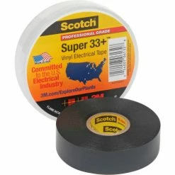 3m™ Scotch® Super 33+™ Vinyl Electrical Tape, 3/4" X 66', Black