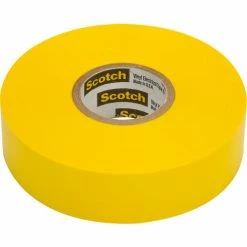 3M Scotch® Vinyl Electrical Color Coding Tape 35-Yellow, 3/4" X 66' - Pkg Qty 10 -Wiring Devices shop online B34822 02