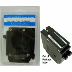 Siemens® VPKICBQ1515 Interchangeable Twin 1" Circuit Breaker Twin 1-Pole 15A/15A Clamshell PKG