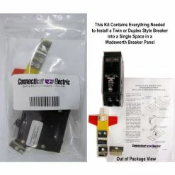 UBI Wadsworth™ VPKWB3030 Circuit Breaker Type B Twin 1-Pole 30A/30A Clamshell Packaged