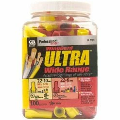 Gardner Bender 16-8486M 80/80 Jar, Red & Yellow WingGard® Ultra Connectors - 160 pk.