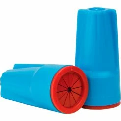 King Innovation DryConn Waterproof Wire Connector, Medium, Aqua/Red, 5 Pack