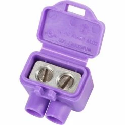 King Innovation AlumiConn 2-Port, Aluminum to Copper Wire Connector, 25 Pack