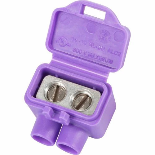King Innovation AlumiConn 2-Port, Aluminum to Copper Wire Connector, 25 Pack 3 King Innovation AlumiConn 2-Port, Aluminum to Copper Wire Connector, 25 Pack