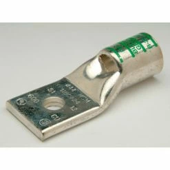 Penn-Union BLU4/0S1, Cu Compress Lug Std Barrel 1 Hole w/Inspect. Window 4/0 AWG 1/2" Stud Purple - Pkg Qty 10