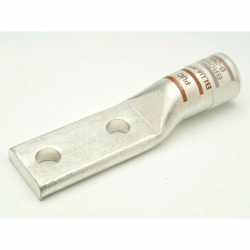 Penn-Union BLUA025D, Alum Compress. Lug Std Barrel 2 Hole, 250 kcmil, 1/2" Stud Red - Pkg Qty 10 3 Penn-Union BLUA025D, Alum Compress. Lug Std Barrel 2 Hole, 250 kcmil, 1/2" Stud Red - Pkg Qty 10