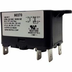 PSG 90370 SPDT Heavy Duty Relay 50/60 Hz 8 Amps @240V; Coil 24VAC