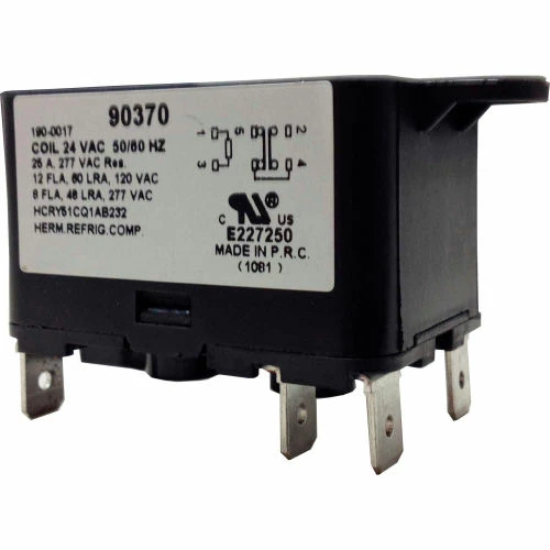 PSG 90370 SPDT Heavy Duty Relay 50/60 Hz 8 Amps @240V; Coil 24VAC 3 PSG 90370 SPDT Heavy Duty Relay 50/60 Hz 8 Amps @240V; Coil 24VAC