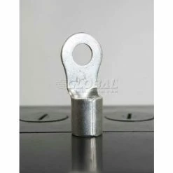 Quick Cable 107204-100 Brazed Seam Ring Terminal Copper Lugs, 2 Gauge, 1/2" Stud