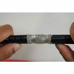 Quick Cable 107242-025 Brazed Seam Butt Splice, 6 Gauge, 25 Pcs