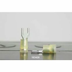 Quick Cable 163426-050 Premium Nylon Solderless Spade Double Crimp, 16-14 Gauge, 50 Pcs