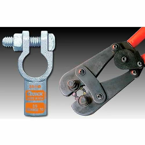 Quick Cable 4010-005P Positive Straight Clamp, 1/0 Gauge, 5 Pcs 3 Quick Cable 4010-005P Positive Straight Clamp, 1/0 Gauge, 5 Pcs