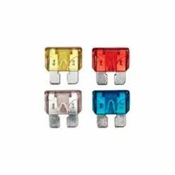 Quick Cable 509129-100 20 Amp Blade Fuses, Yellow, 100 Pcs