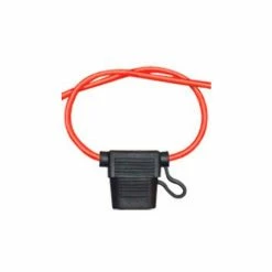 Quick Cable, 20 Amp Standard Open Blade Fuse Holder W/ Cap, 509611-025, 14 Gauge, 25 Pcs