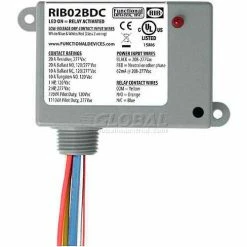 RIB® Dry Contact Input Relay RIB02BDC, Enclosed, 208-277VAC, 20A, SPDT