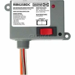 RIB® Dry Contact Input Relay RIB02SBCDC, Enclosed, 208-277VAC, 20A, SPDT, Override