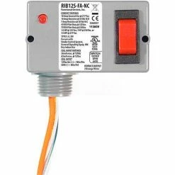 RIB® Enclosed Polarized Relay RIB12S-FA-NC, 10A, SPST, 12VAC/VDC, NC Contacts, Override Switch