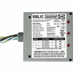 RIB® Enclosed Relays RIBL3C, 10A, 3 SPST-NO, 10-30VAC/DC