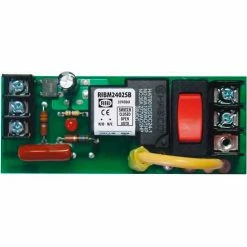 RIB® Panel Relay RIBM2402SB, 4" x 1.60", 20A, SPST, 24VAC/DC/208-277VAC, Override