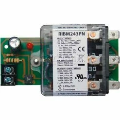 RIB® Panel Relay RIBM243PN, 4" x 2.45", 30A, 3PDT, 24VAC/DC