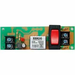 RIB® Track Mount Relay RIBM24S, 4", 15A, SPST, 24VAC/DC, Override