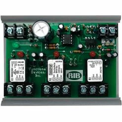 RIB® Panel I/O Expander RIBMN24Q3C, 2.75", 15A, 3-SPDT, 24VAC/DC, 0-5VDC Control W/MT212-4