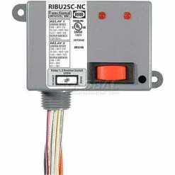 RIB® Enclosed Relays RIBU2SC-NC, 10A, SPST-NC, SPDT, 10-30VAC/DC/120VAC, Override