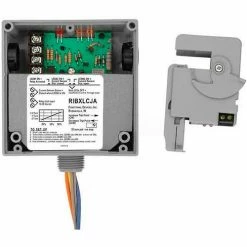 RIB® Enclosed Solid-Core AC Sensor W/Relay RIBXLCJA, Adj., 10A, SPST, 10-30VAC/DC, Override