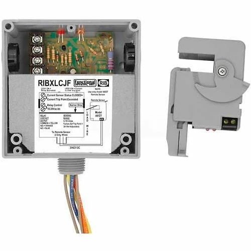 RIB® Enclosed Split-Core AC Sensor RIBXLCJF, Fixed, 10A, SPST, 10-30VAC/DC 3 RIB® Enclosed Split-Core AC Sensor RIBXLCJF, Fixed, 10A, SPST, 10-30VAC/DC