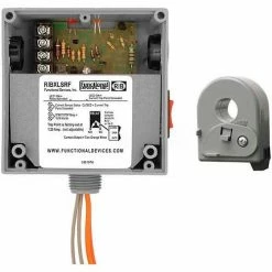 RIB® Enclosed Solid-Core AC Sensor W/Relay RIBXLSRF, Fixed,10A, SPST, 10-30VAC/DC, Override