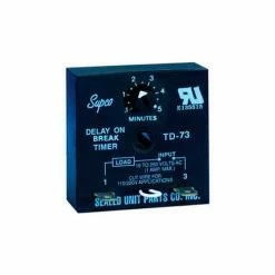 Supco Td73 Time Delay - 19 To 250 Vac Only - Pkg Qty 12