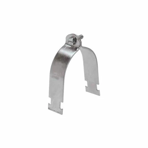 Unistrut 1-5/8" Rigid Steel Conduit Clamp P1121eg, Electro-Galvanized, 4" - Pkg Qty 25 4 Unistrut 1-5/8" Rigid Steel Conduit Clamp P1121eg, Electro-Galvanized, 4" - Pkg Qty 25 - Image 2