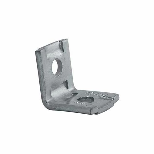 Unistrut 1-5/8" 90° Angle W/Impressions P2626eg, 2 Hole Electro-Galvanized - Pkg Qty 50 4 Unistrut 1-5/8" 90° Angle W/Impressions P2626eg, 2 Hole Electro-Galvanized - Pkg Qty 50 - Image 2